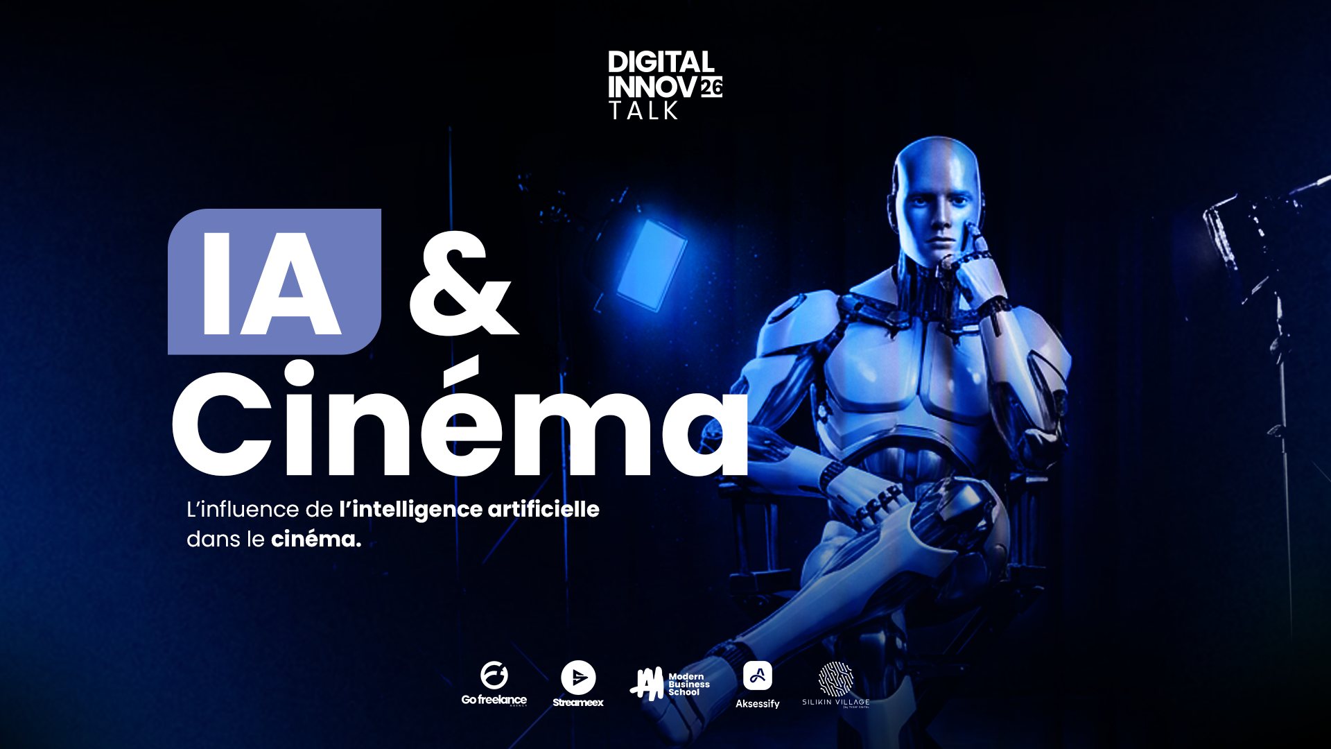 Visuel du Digital Innov26 Talk IA et Cinéma